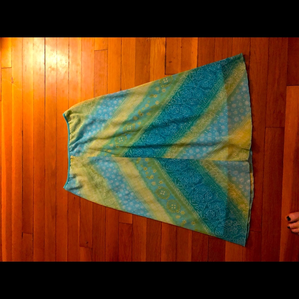 Summer color skirt